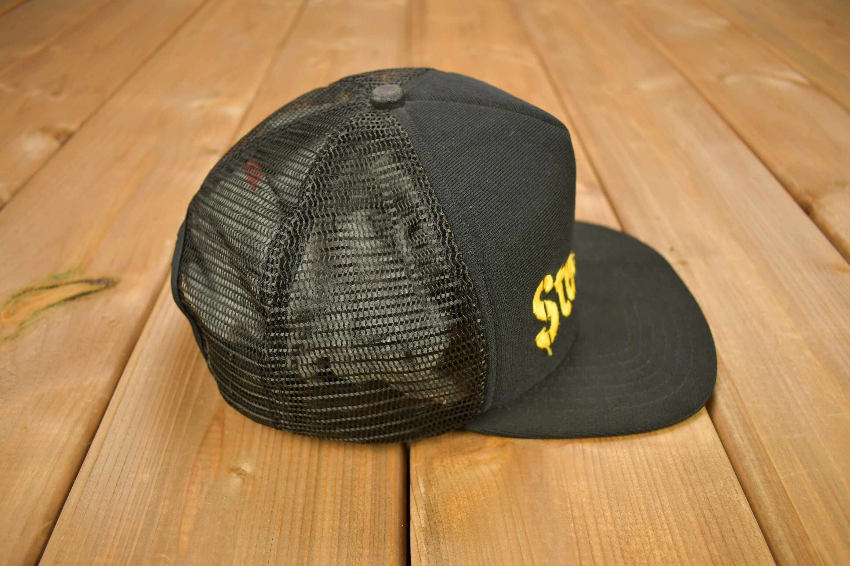 Vintage 1990s Pittsburgh Steelers NFL New Era Snap Back Trucker Hat