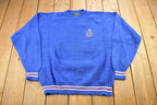 Vintage 1990s Van Huesen Golfing Theme Knitted Crewneck