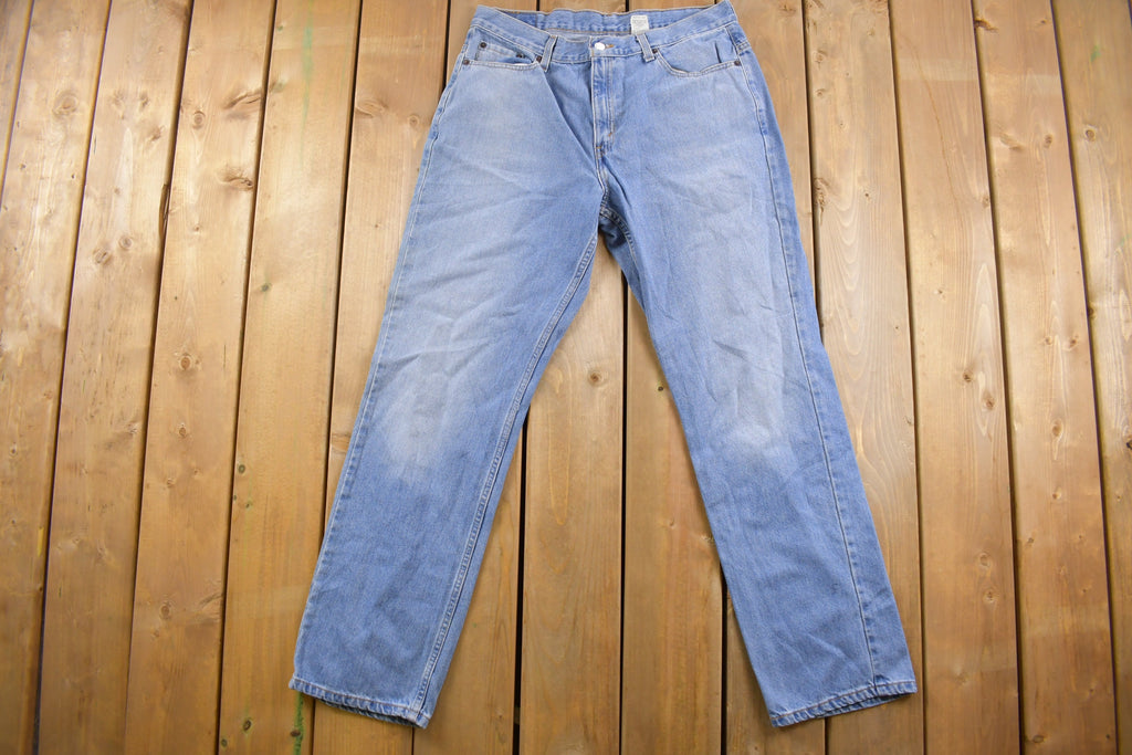 Vintage 1990s Levi's 505 Blank Red Tab Denim Jeans Size 34 x 31 / Vintage Denim / Streetwear / Jeans / Vintage Levi's