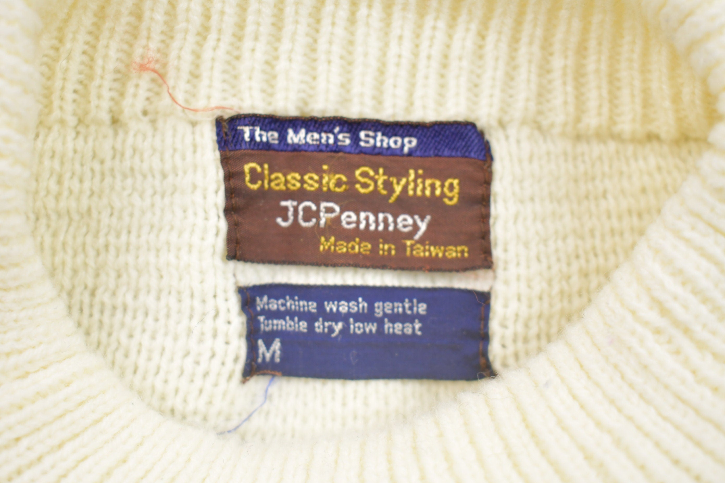 Vintage 1970s J.C Penney Knitted Crewneck Sweater