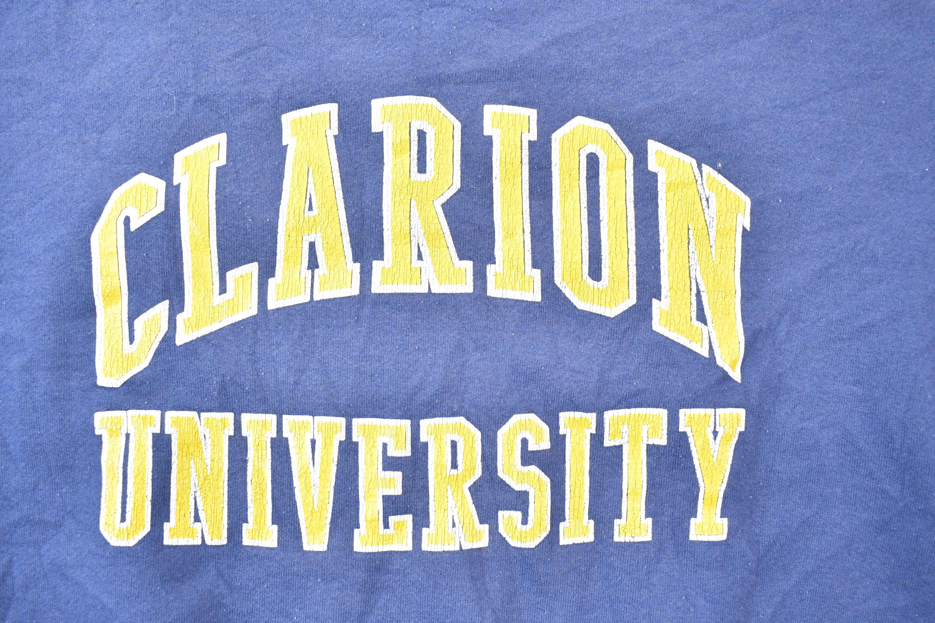 Vintage 1990s Clarion University Collegiate Heavy Cotton Crewneck