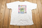 Vintage 1990s Hudson's Abstract London Bridge Graphic T Shirt