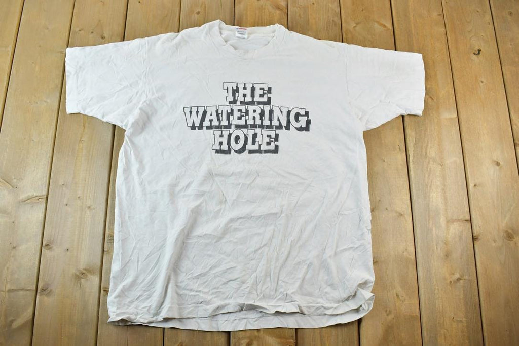 Vintage 1990s The Watering Hole Home Of The Wings Single Stitch T-Shirt