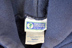 Vintage 1990s Discus Athletic Blank Navy Hoodie Sweatshirt Men's M