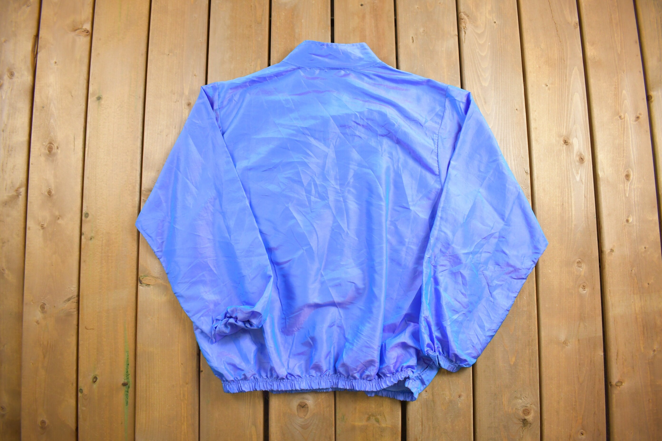 Vintage 1990s Florida USA Half Zip Windbreaker Jacket