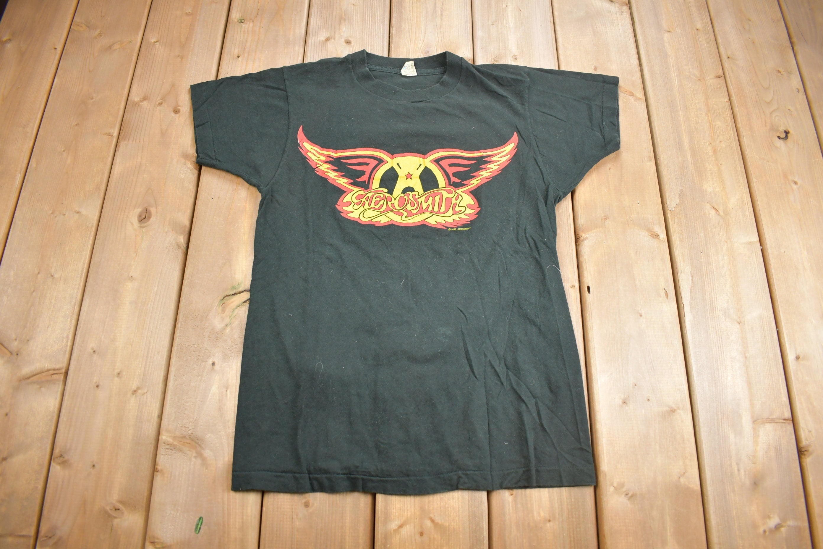 Vintage 1988 Aerosmith Walk This Way Tour Band T-Shirt