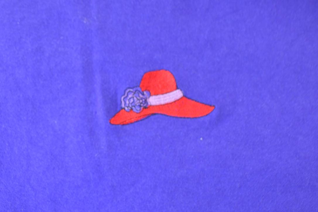 Vintage 1990s Red Hat Embroidered Graphic T-Shirt