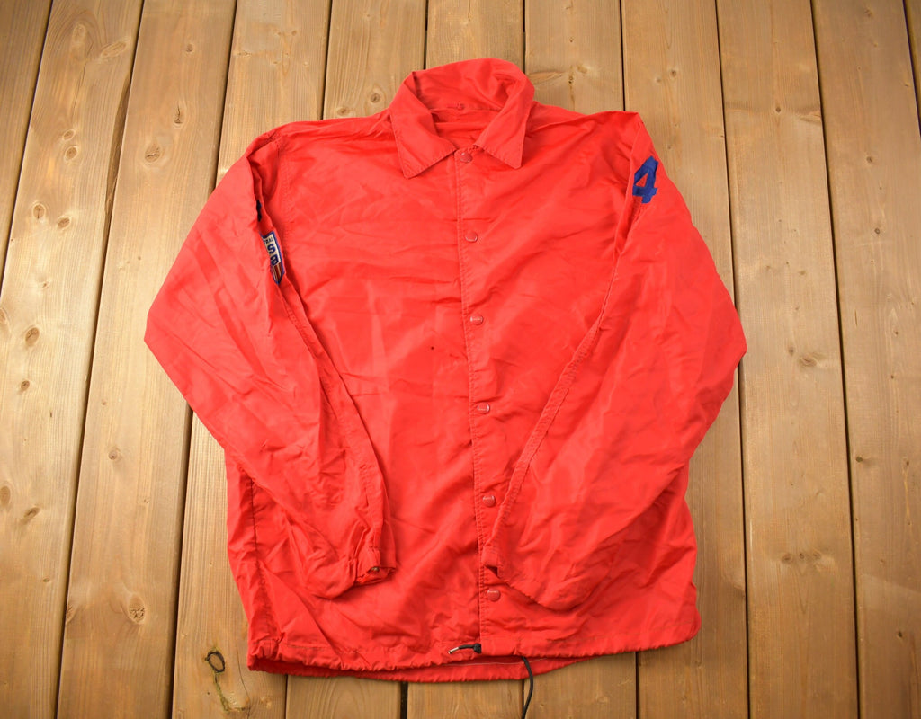 Vintage 1990s Central USA Red Button Up Jacket