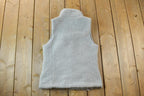 Vintage 1990s Patagonia Fleece Sweater Vest / Outdoorsman / 90s Sweater / Streetwear / Hiking / Fleece Zip up