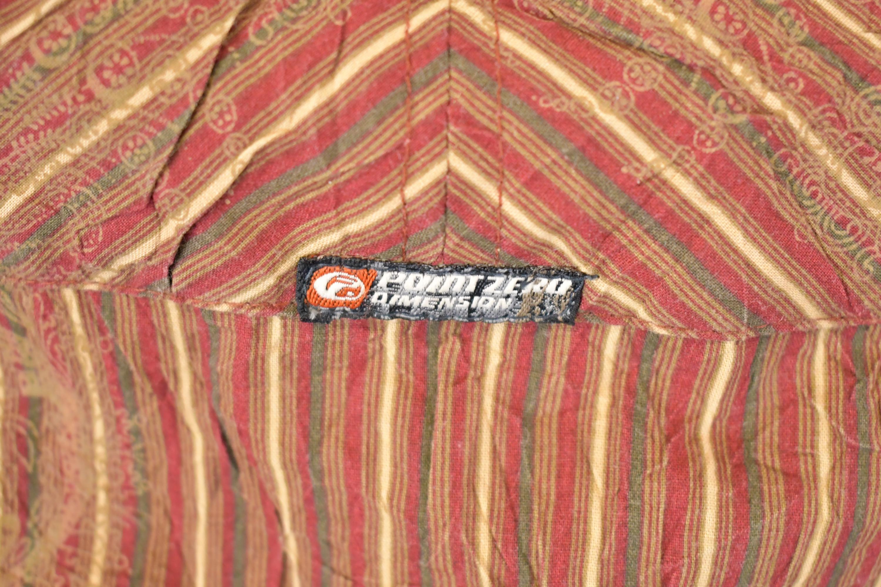 Vintage Y2K Point Zero Button Up Shirt Men's L / 2000's Preppy Style / Boxy Fit Polo