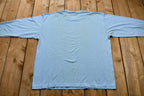 Vintage 1985 Laurence County Triathlon Distressed Long-Sleeve T-Shirt
