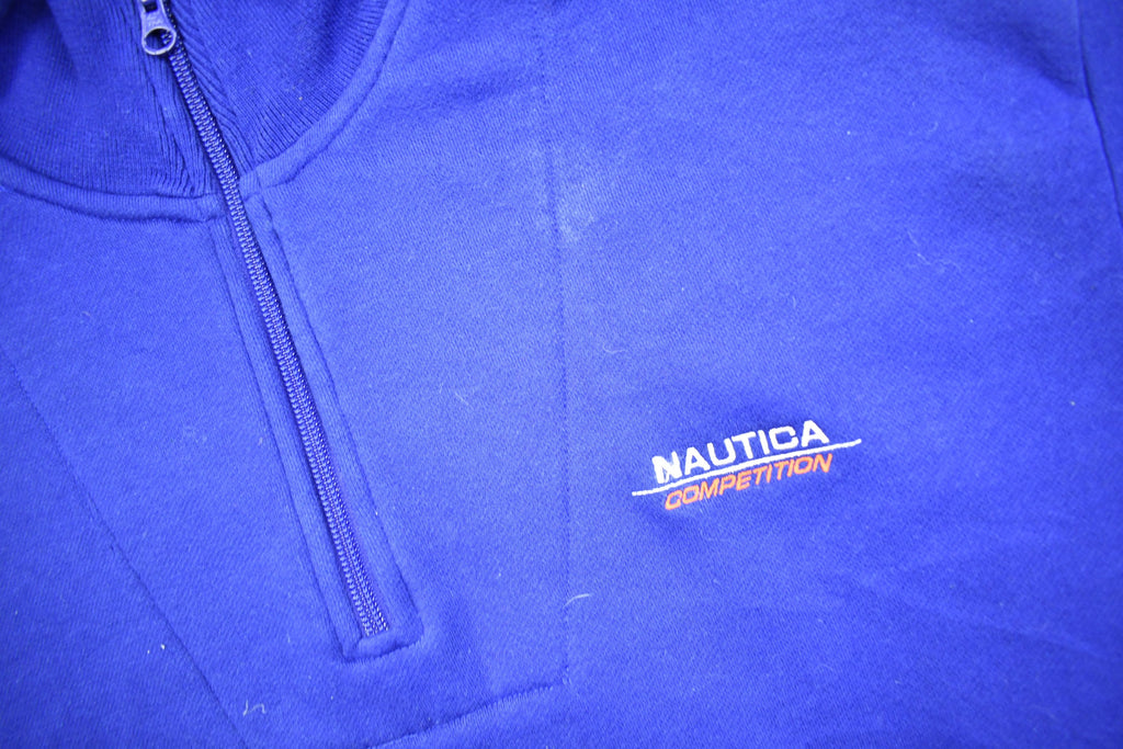 Vintage 1990s Nautica Competition Quarter Zip Sweatshirt