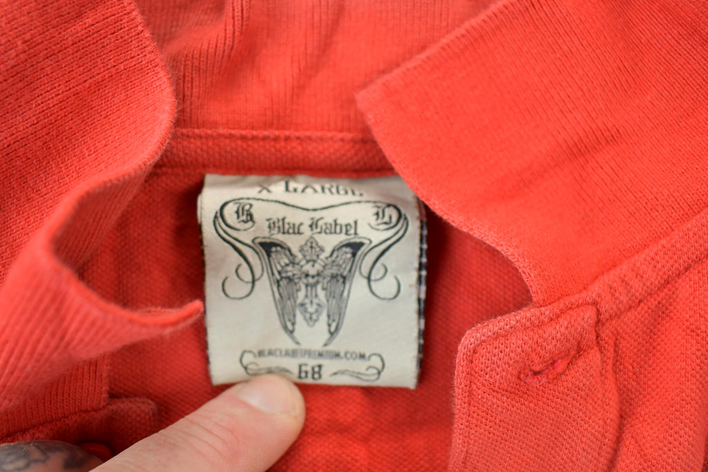 Vintage 1990s Blac Label Flannel Quarter Button Up Shirt