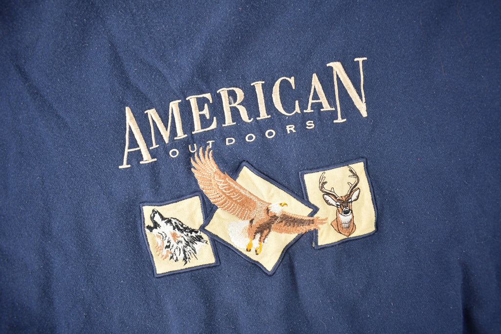 Vintage 1990s American Outdoors Embroidered Crewneck Sweatshirt