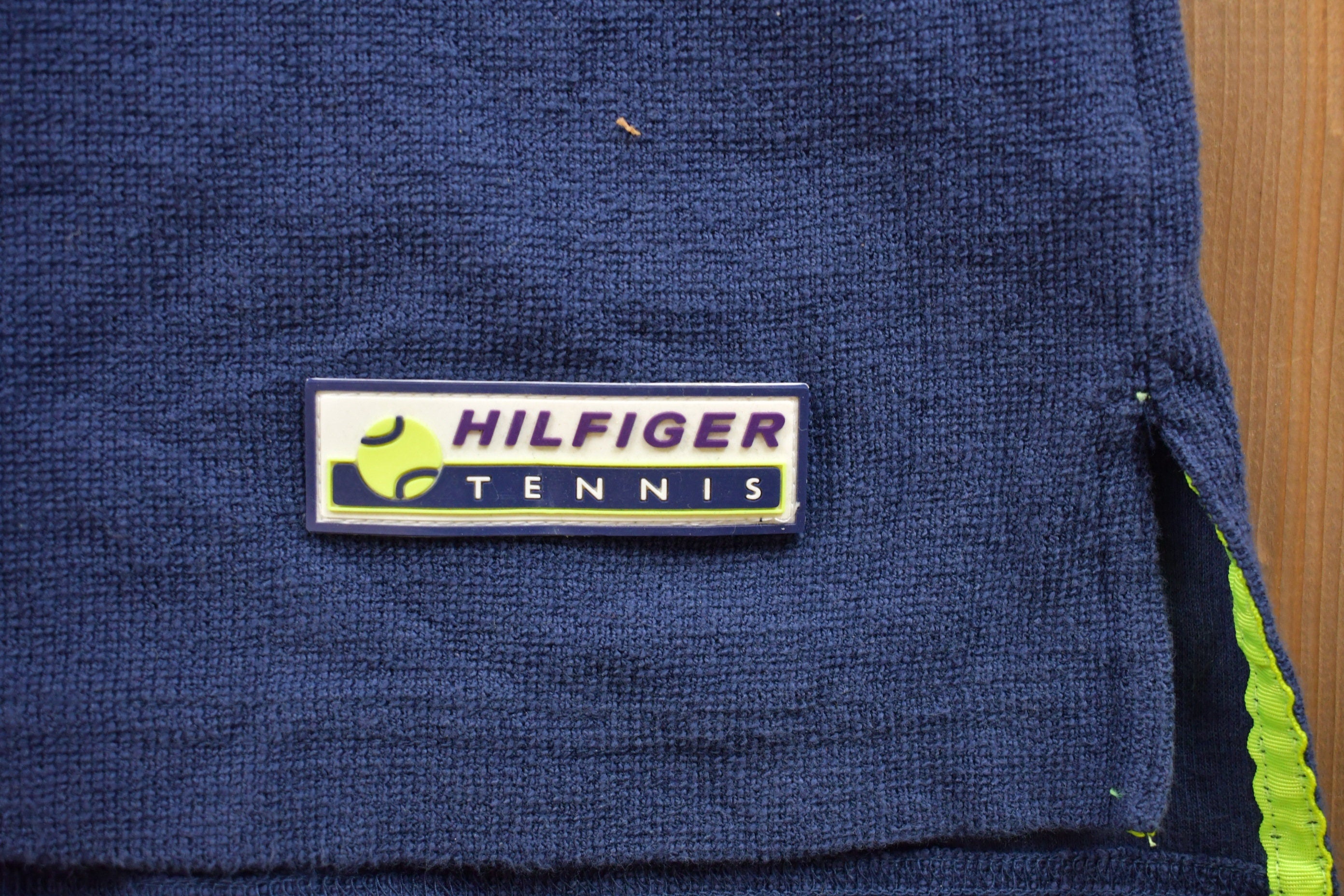 Vintage 1990s Tommy Hilfiger Quarter Zip Tennis Shirt
