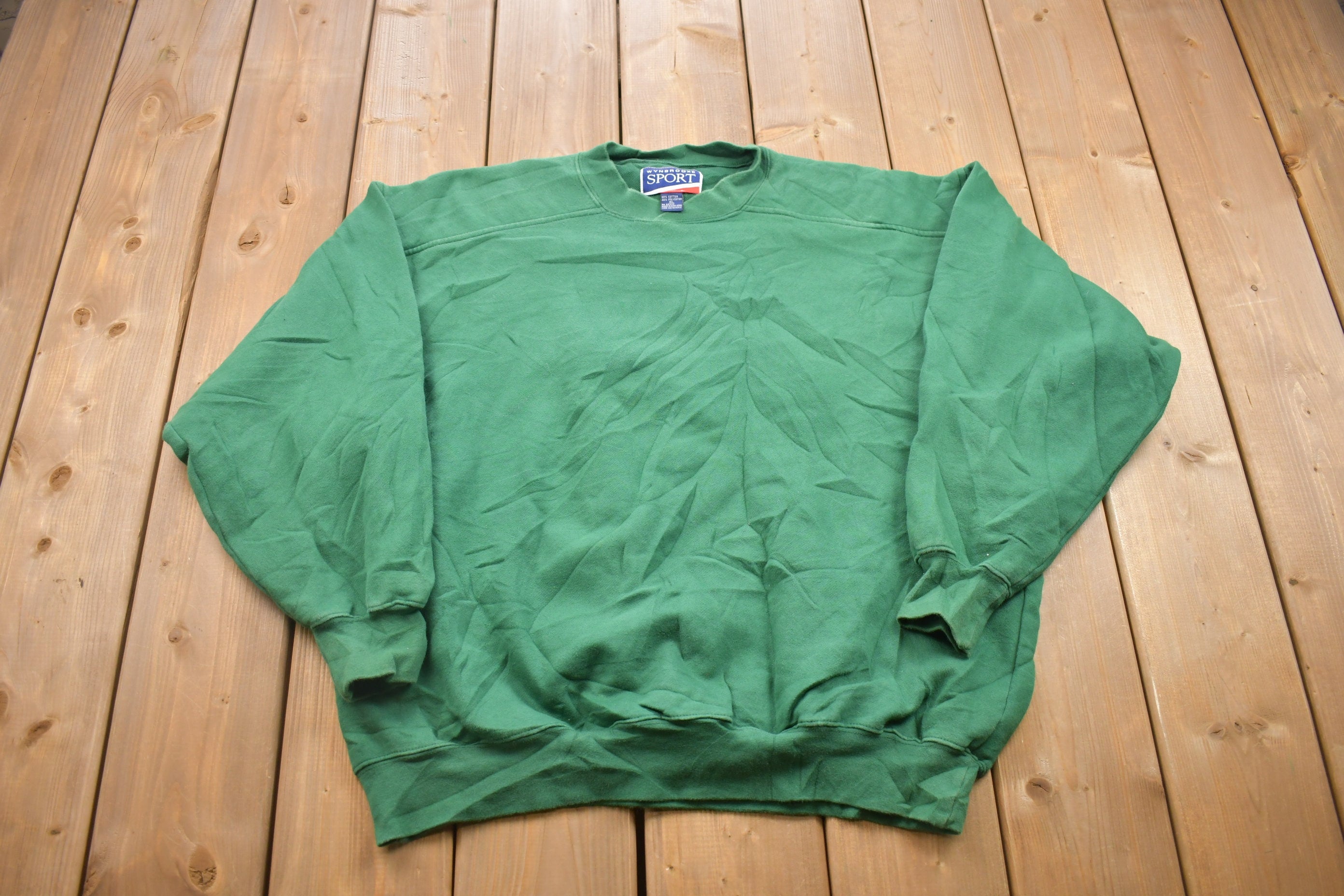 Vintage 1990s Wynbrooke Sport Blank Crewneck Sweatshirt