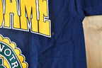 Vintage 1990s University of Notre Dame Collegiate Graphic T-Shirt  Made In USA  Notre Dame Fightin' Irish  American Vintage