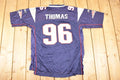 Vintage Y2K Reebok New England Patriots Adalius Thomas NFL Jersey Men's L / Football Fan Apparel / 2000s Sportswear / Single Stitch Tee