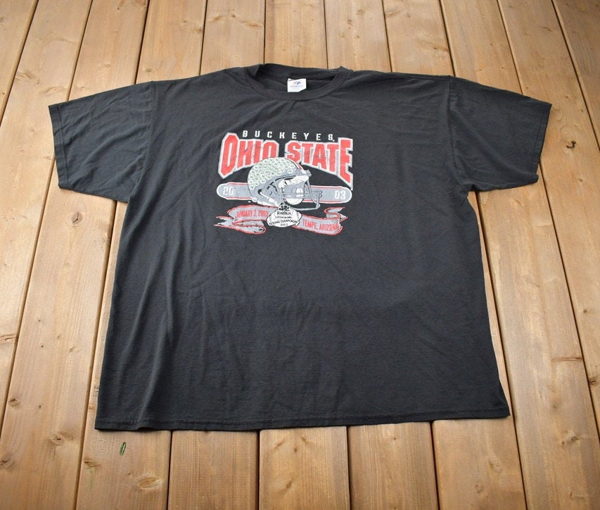 Vintage 2003 Ohio State Buckeye Tostitos Fiesta Bowl T-Shirt Made In USA Size 2X
