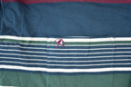 Vintage 1990s Arnold Palmer Striped Button Up Sweatshirt Made In USA
