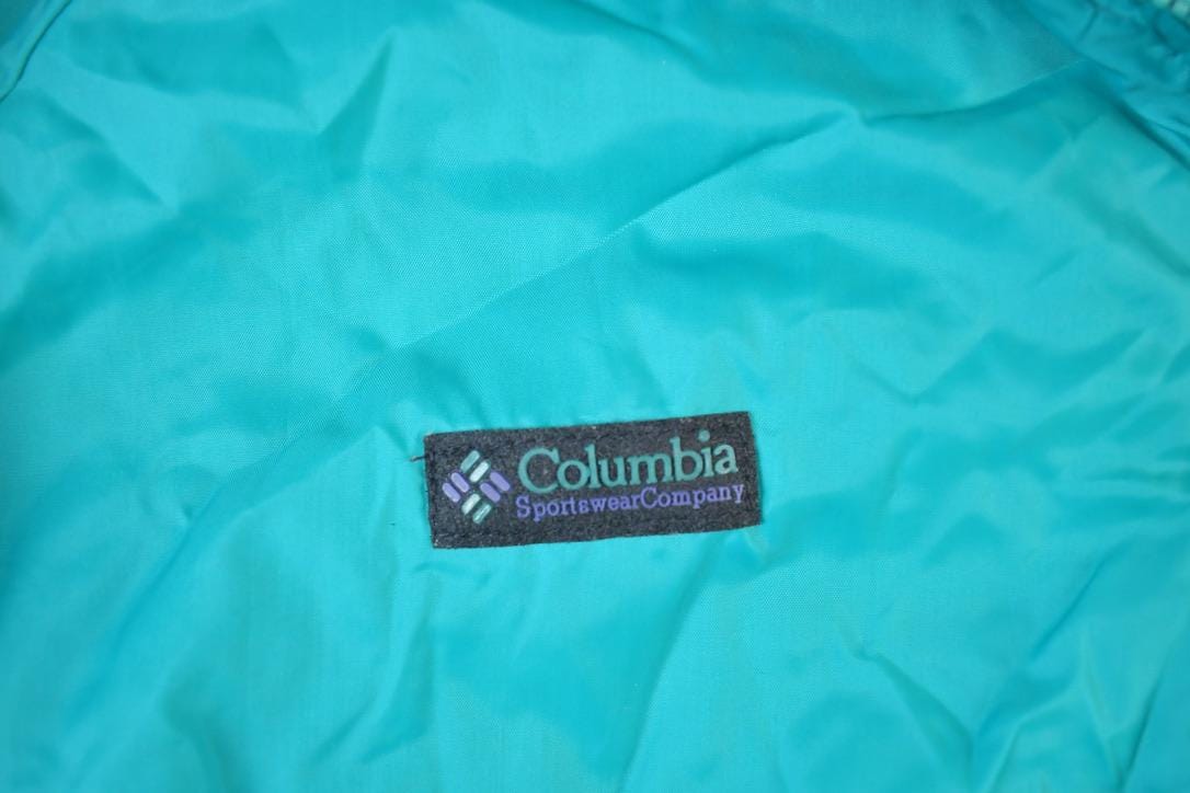 Vintage 1990s Columbia Reversible Full Zip Light Ski Puffer Jacket