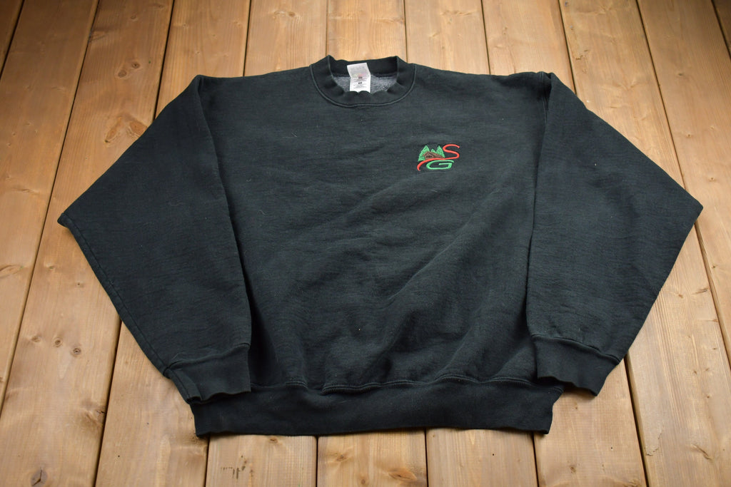 Vintage 1990s SG Cottage Embroidered Crewneck Sweatshirt
