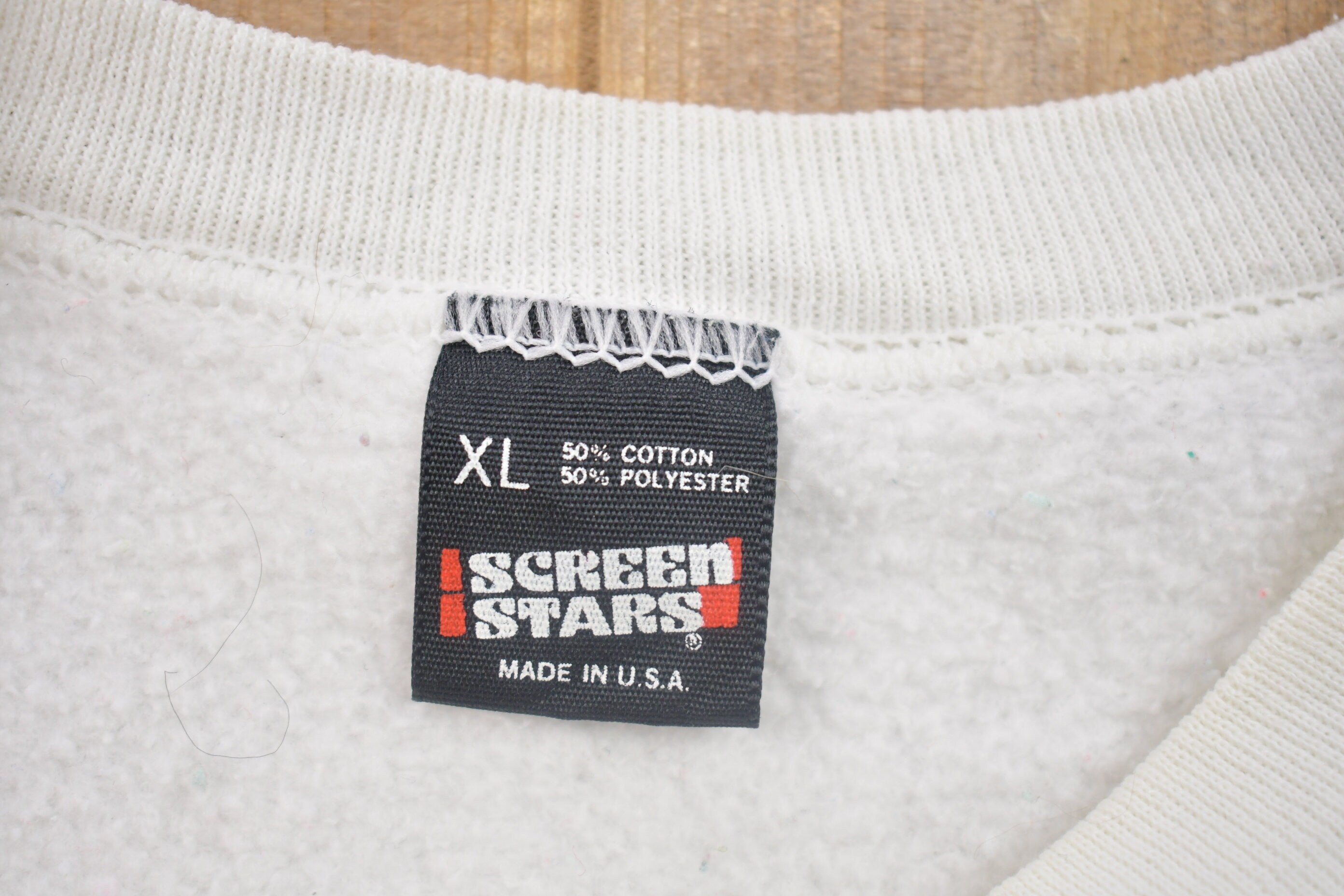 Vintage 1990s Screen Stars UWEC Raglan Crewneck Sweatshirt