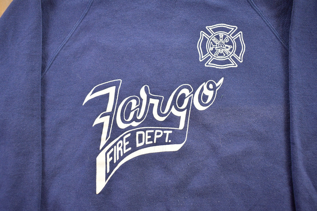 Vintage 1990s Fargo Fire Dept. Crewneck Sweatshirt