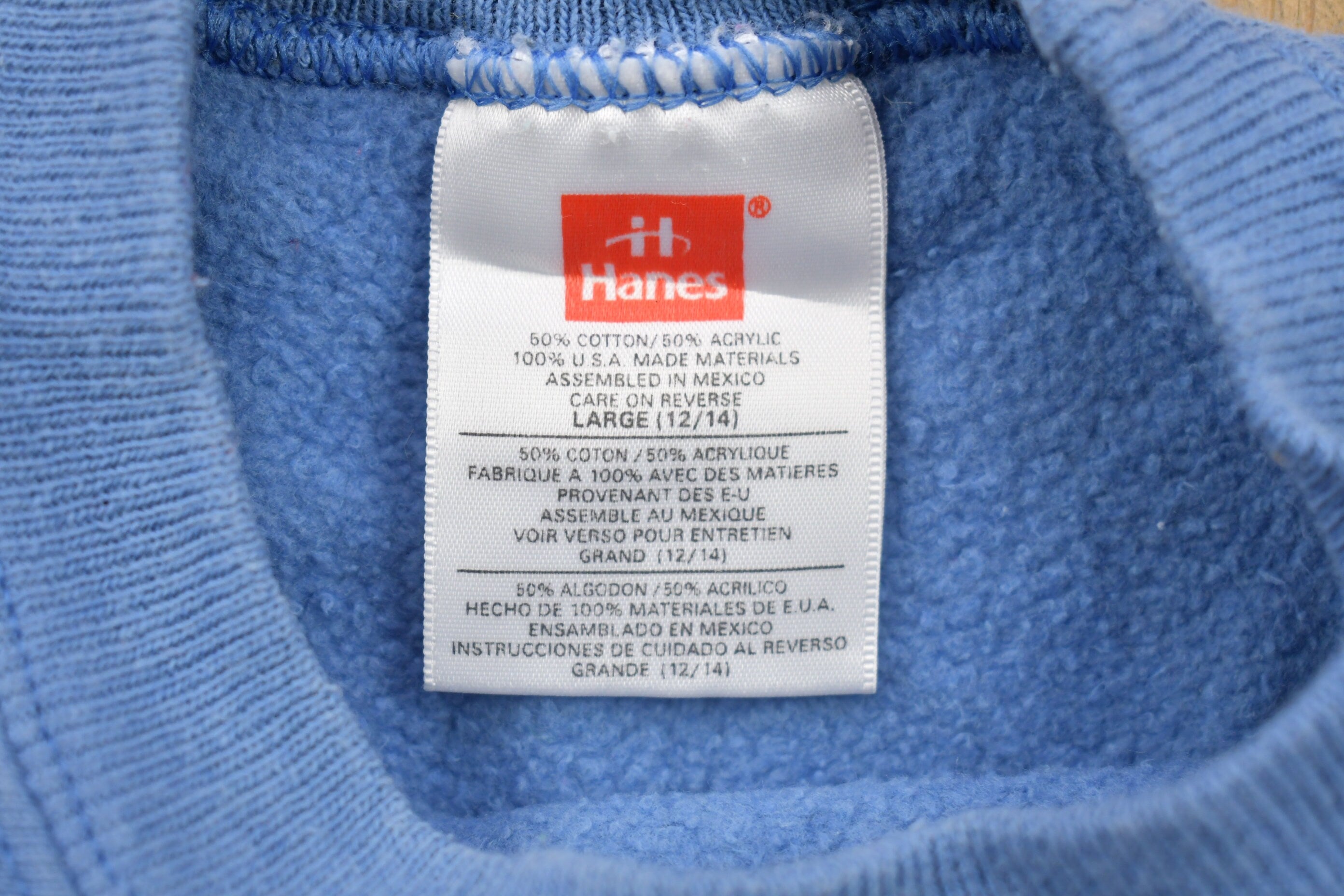 Vintage 1990s Hanes Blank Crewneck Sweatshirt