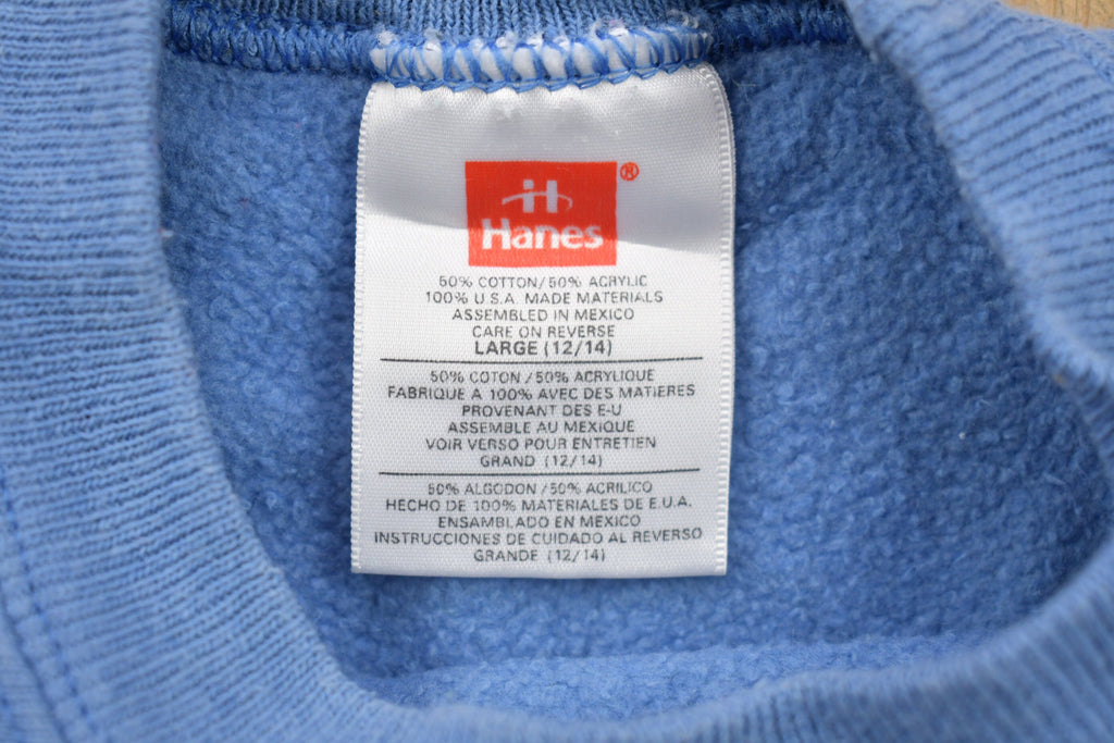 Vintage 1990s Hanes Blank Crewneck Sweatshirt /
