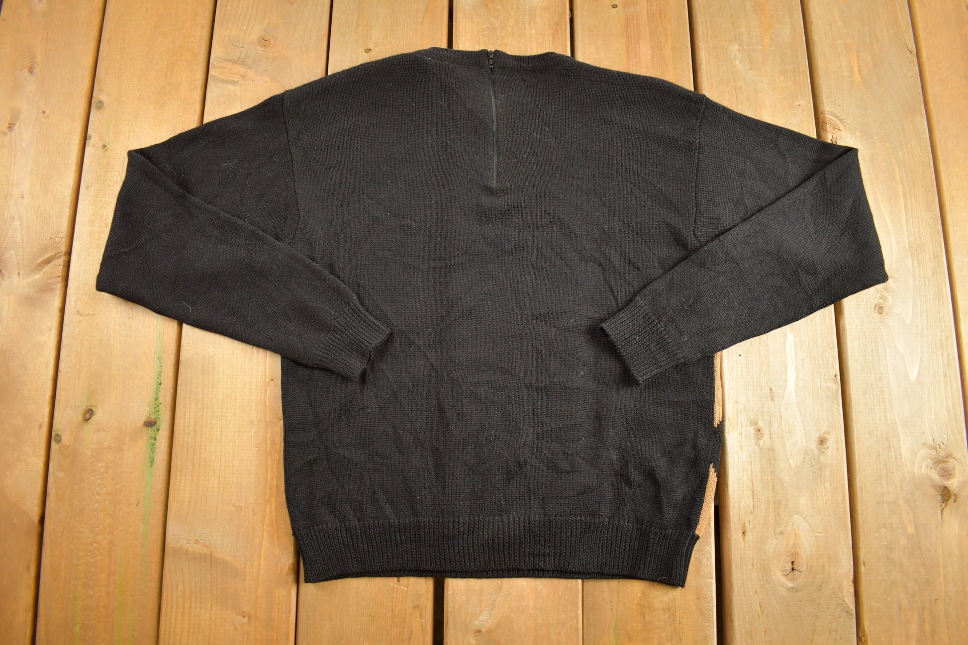 Vintage 1990s Ciao Collection Knit Argyle Sweater