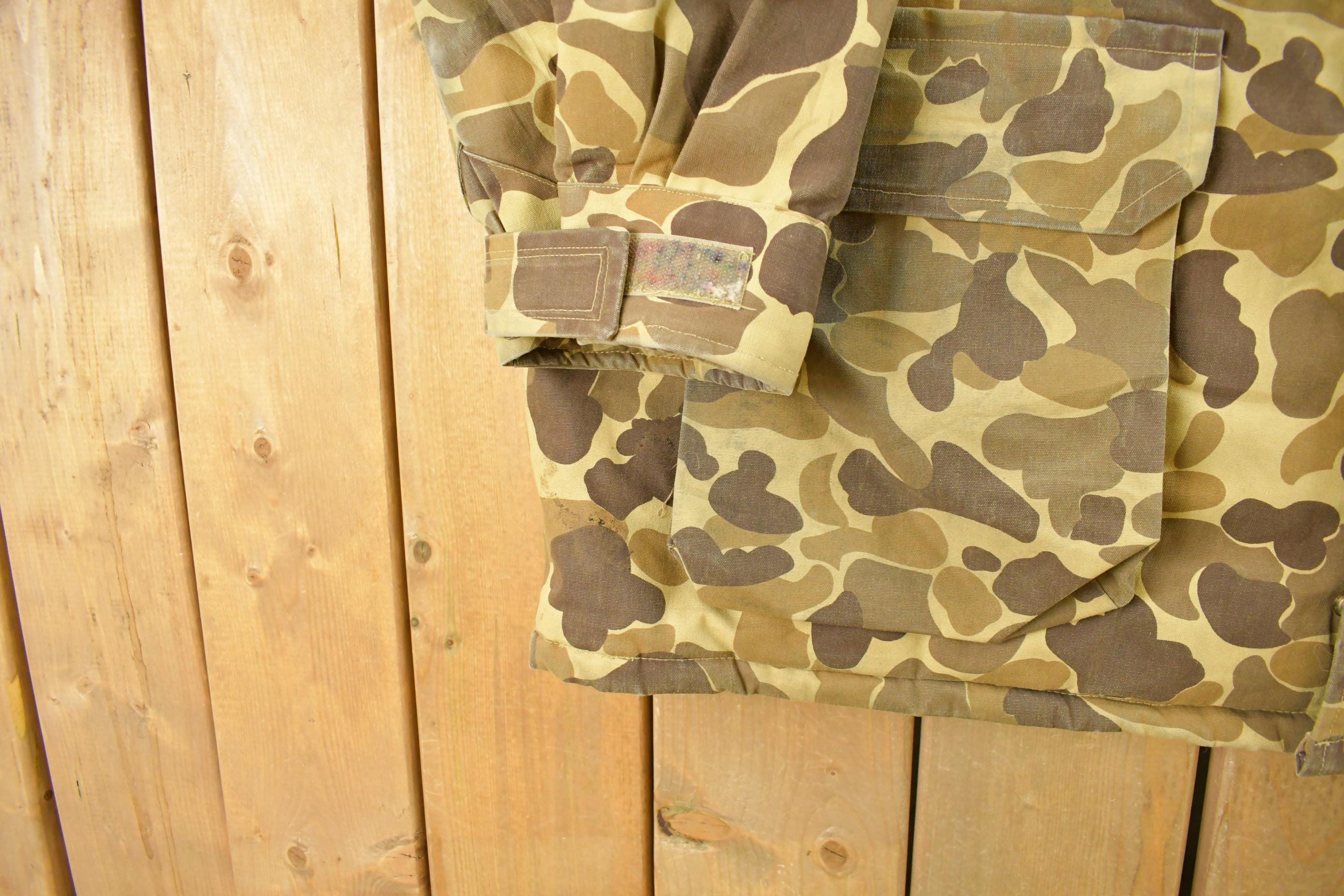 Vintage 90s Mountain Prairie Duck Camo Jacket Men's 3XL