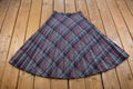 True Vintage 1970's Up Above Plaid Long Skirt 26 x 31
