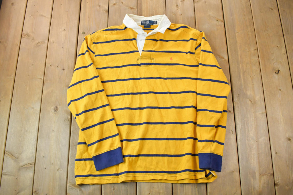 Vintage 1990s Polo By Ralph Lauren Striped Button Up Shirt