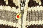 Vintage 1990s Heavy Weight Aztec Pattern Canadian Knitted Sweater