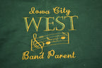 Vintage 1990s Iowa City West Band Parent Crewneck Sweatshirt Made In USA
