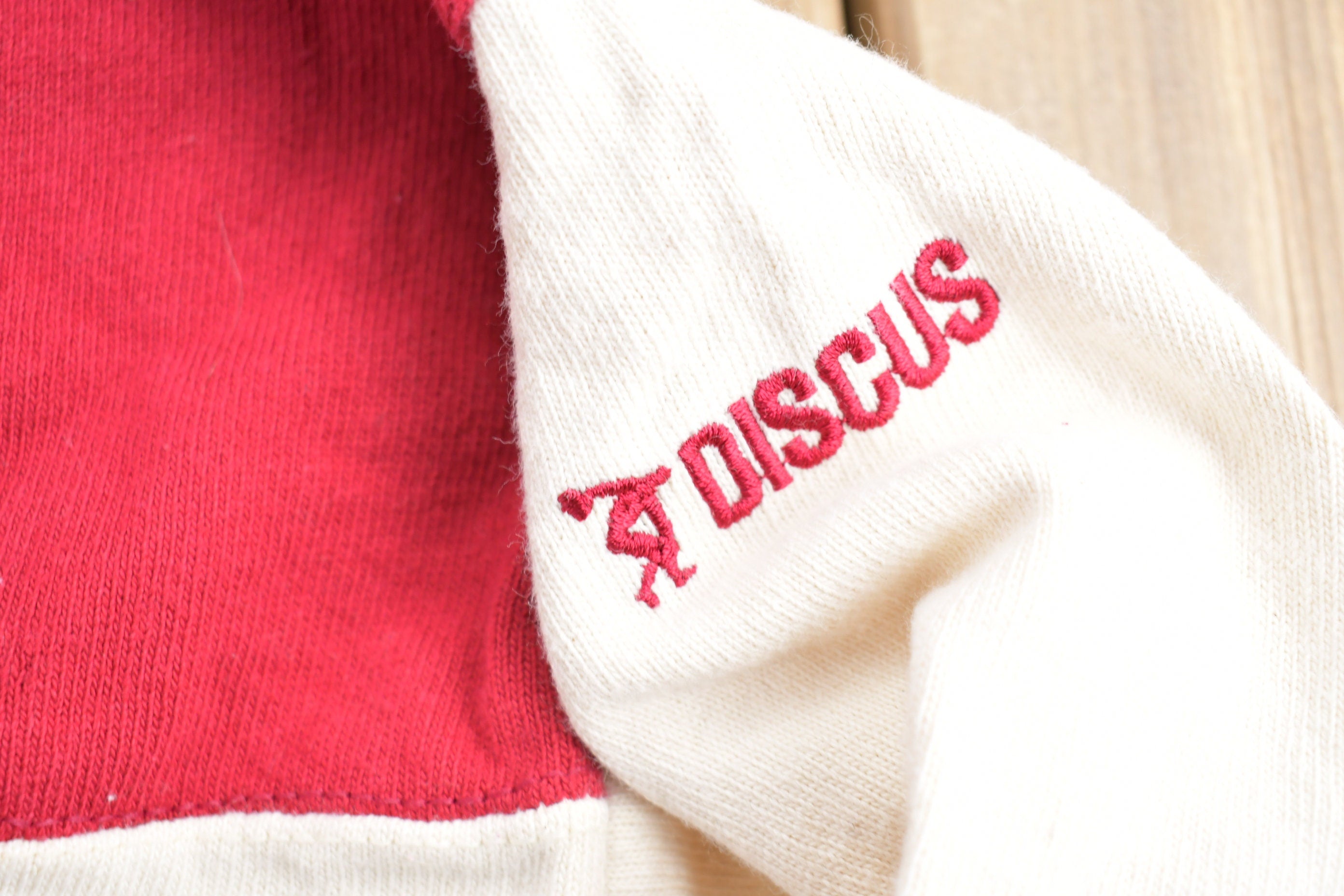 Vintage 1990s Discus Athletic Colour Block Crewneck Sweatshirt  90s Crewneck  Made In USA  Essential  Streetwear  90s Blank  Discus