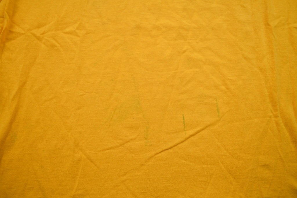Vintage 1990s Nike Spell Out Yellow Graphic T Shirt
