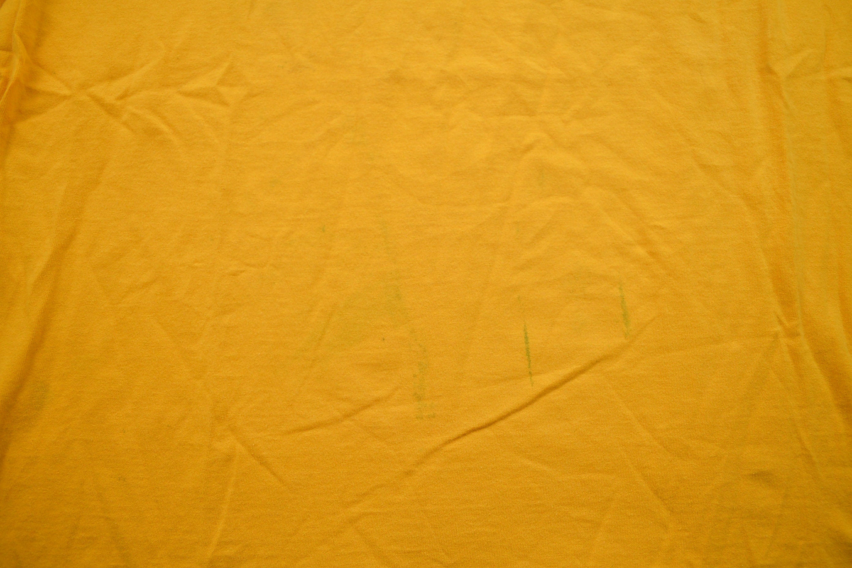 Vintage 1990s Nike Spell Out Yellow Graphic T Shirt