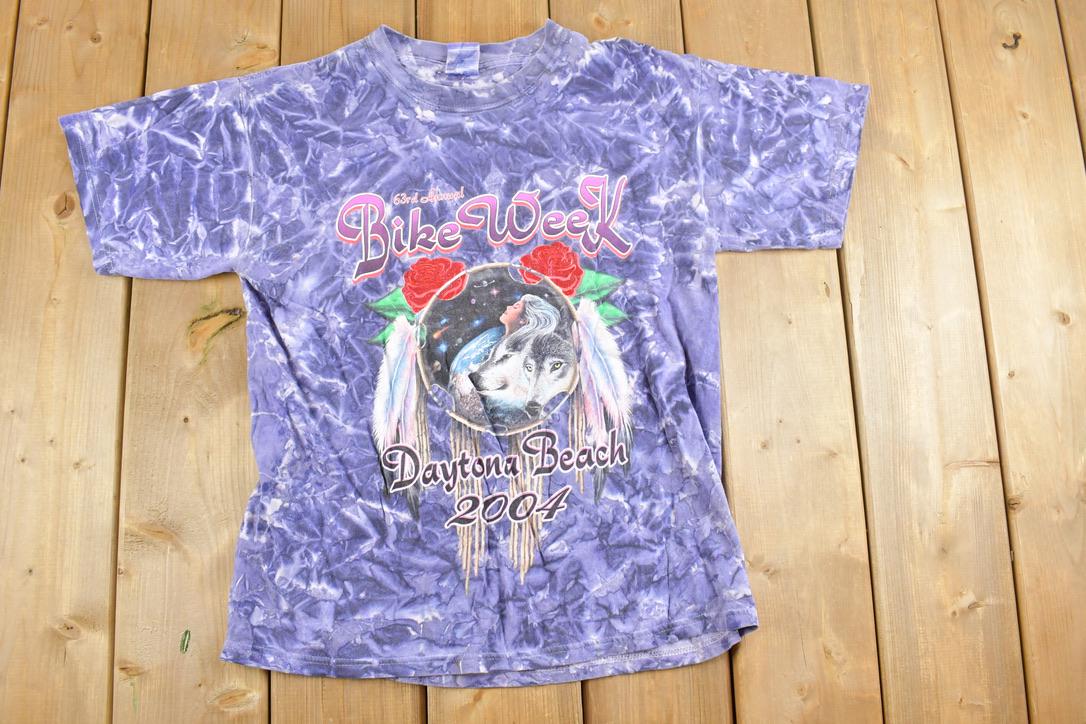 Vintage 2004 Daytona Beach Bike Week Souvenir T-Shirt /