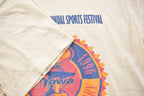 Vintage 1996 Iowa Games Annual Sports Festival Graphic T Shirt