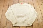 Vintage 1990s Sears Kings Road Knitted Crewneck Sweater