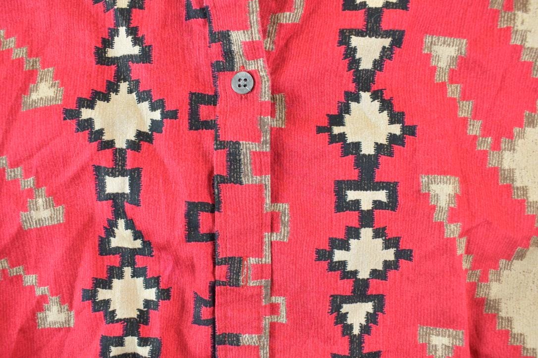 Vintage 1990s Lauren Ralph Lauren Western Button Up Shirt