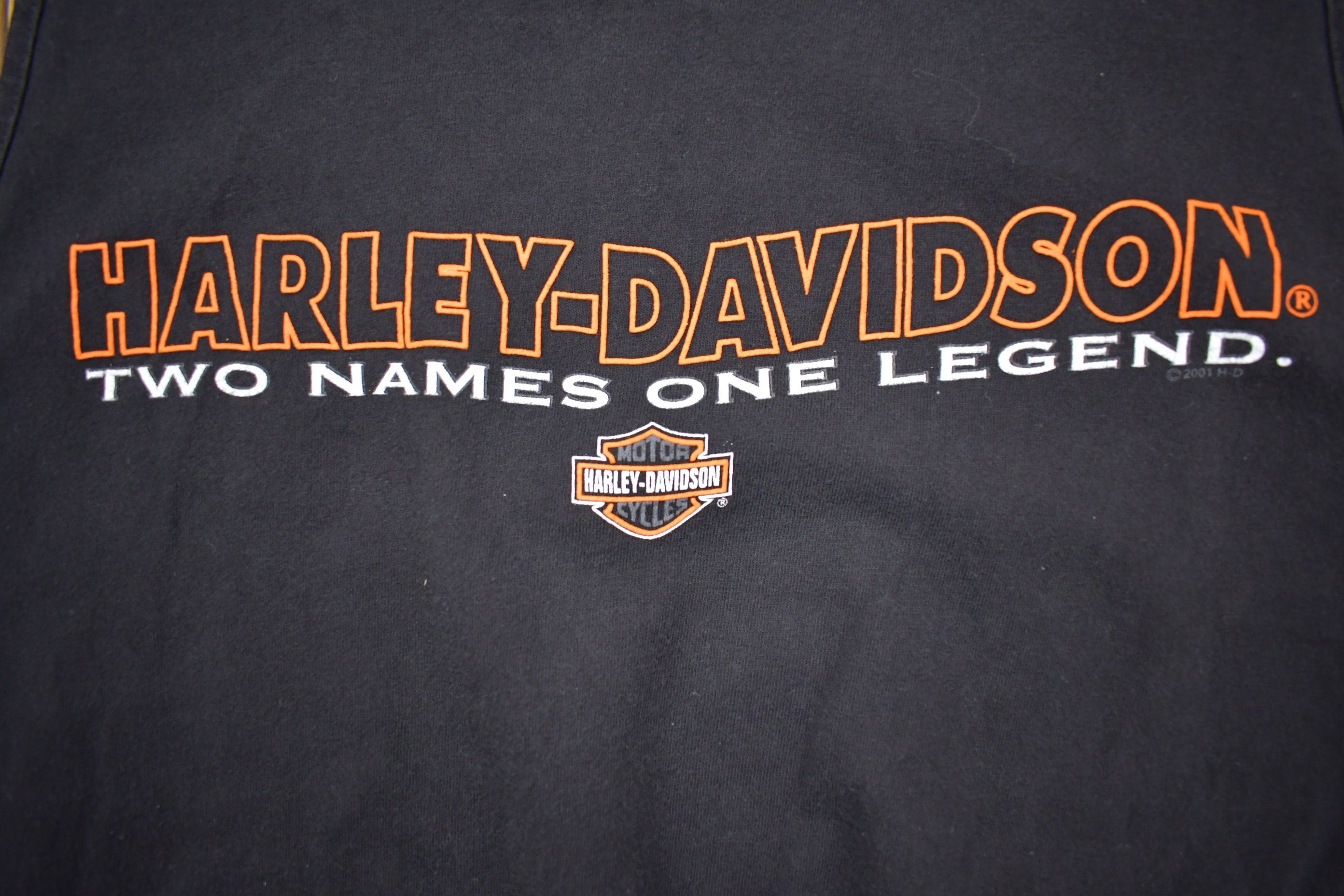 Vintage 1990s Black Harley Davidson Tank Top