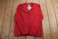 Vintage 1980s Deadstock Knitted Cardigan Sweater