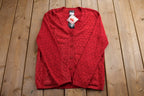 Vintage 1980s Deadstock Knitted Cardigan Sweater