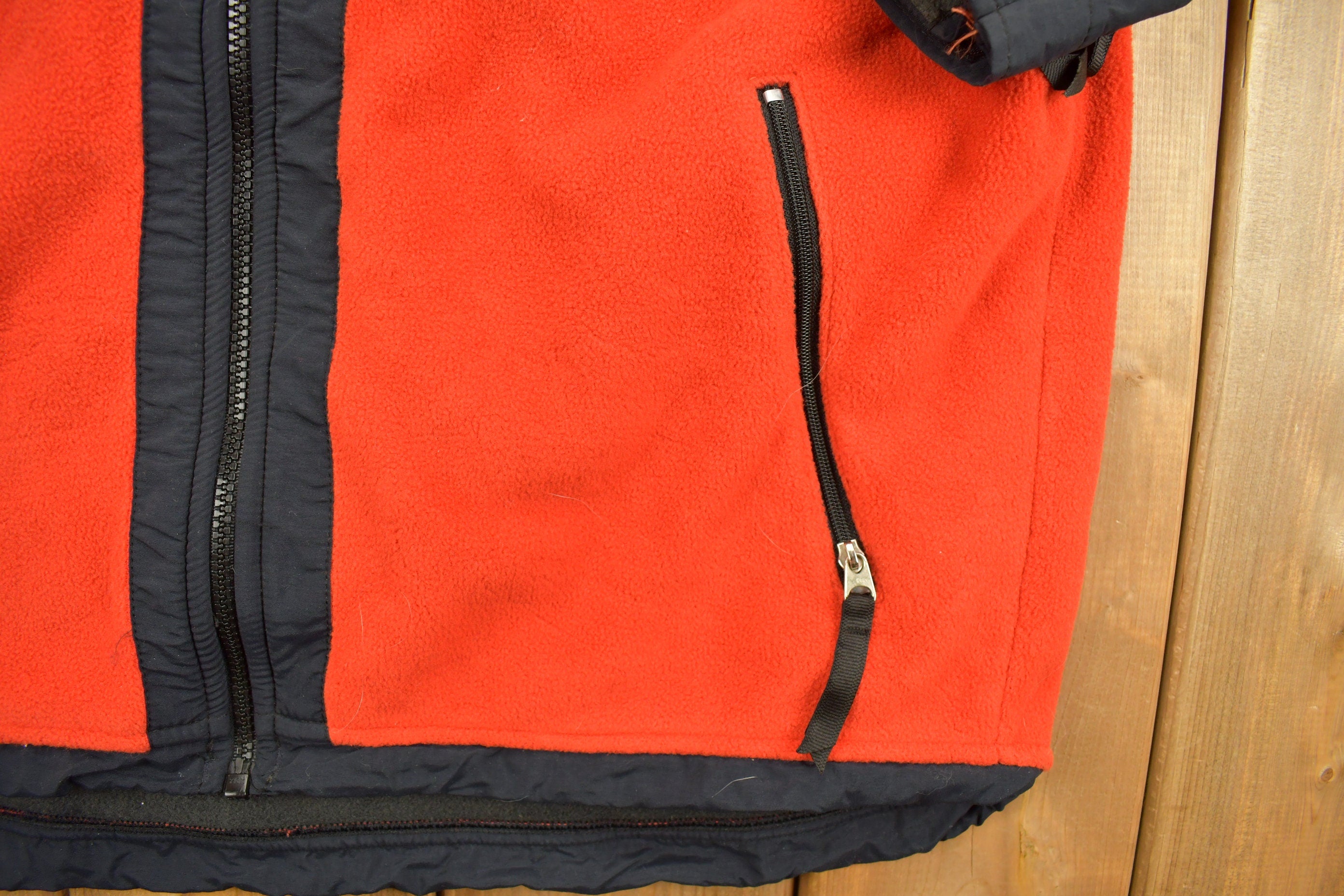 Vintage 1990s Europe Bound Full Zip Fleece Sweatshirt