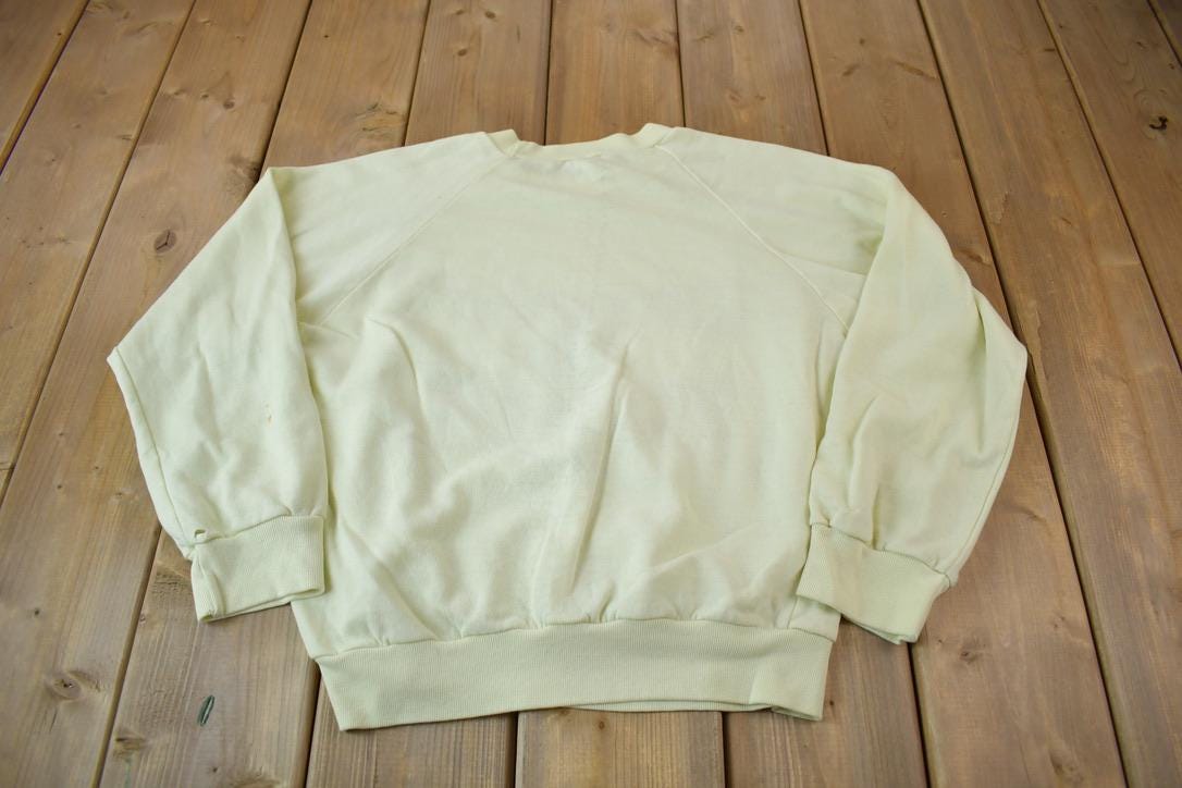 Vintage 1980s Universite De Paris Graphic Crewneck Sweatshirt