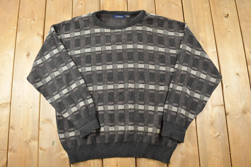 Vintage 1990s Van Heusen Knit Crewneck Sweater