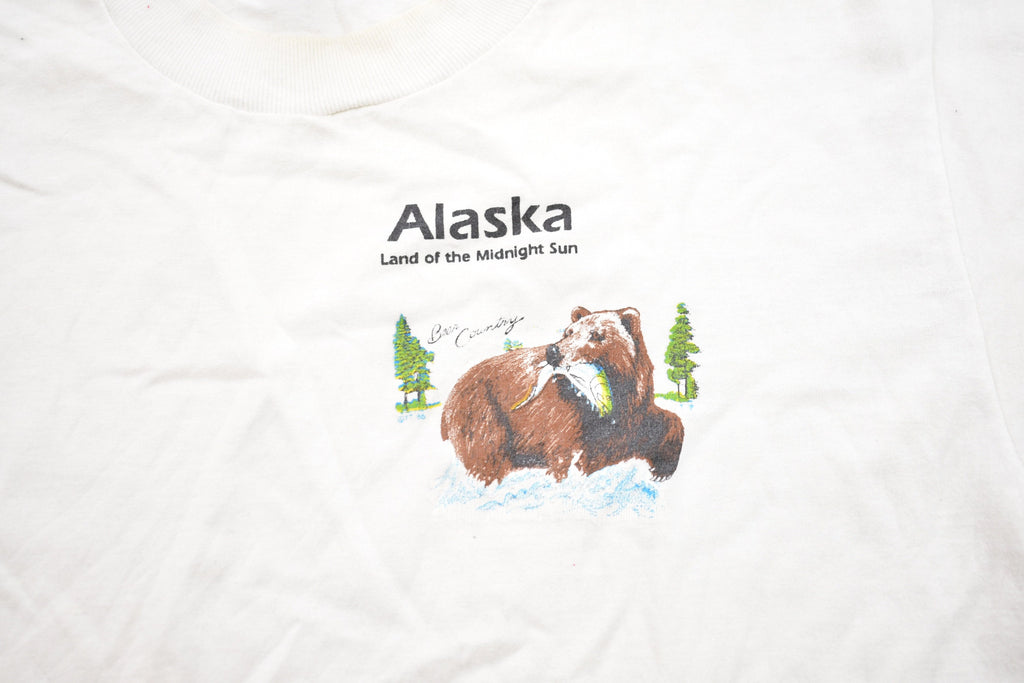 Vintage 1990s Alaska Bear Graphic T-Shirt